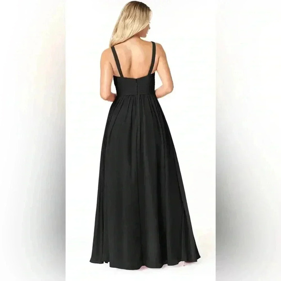 NWT Azazie Black Zuma Dress in Size 6 - Picture 5 of 16